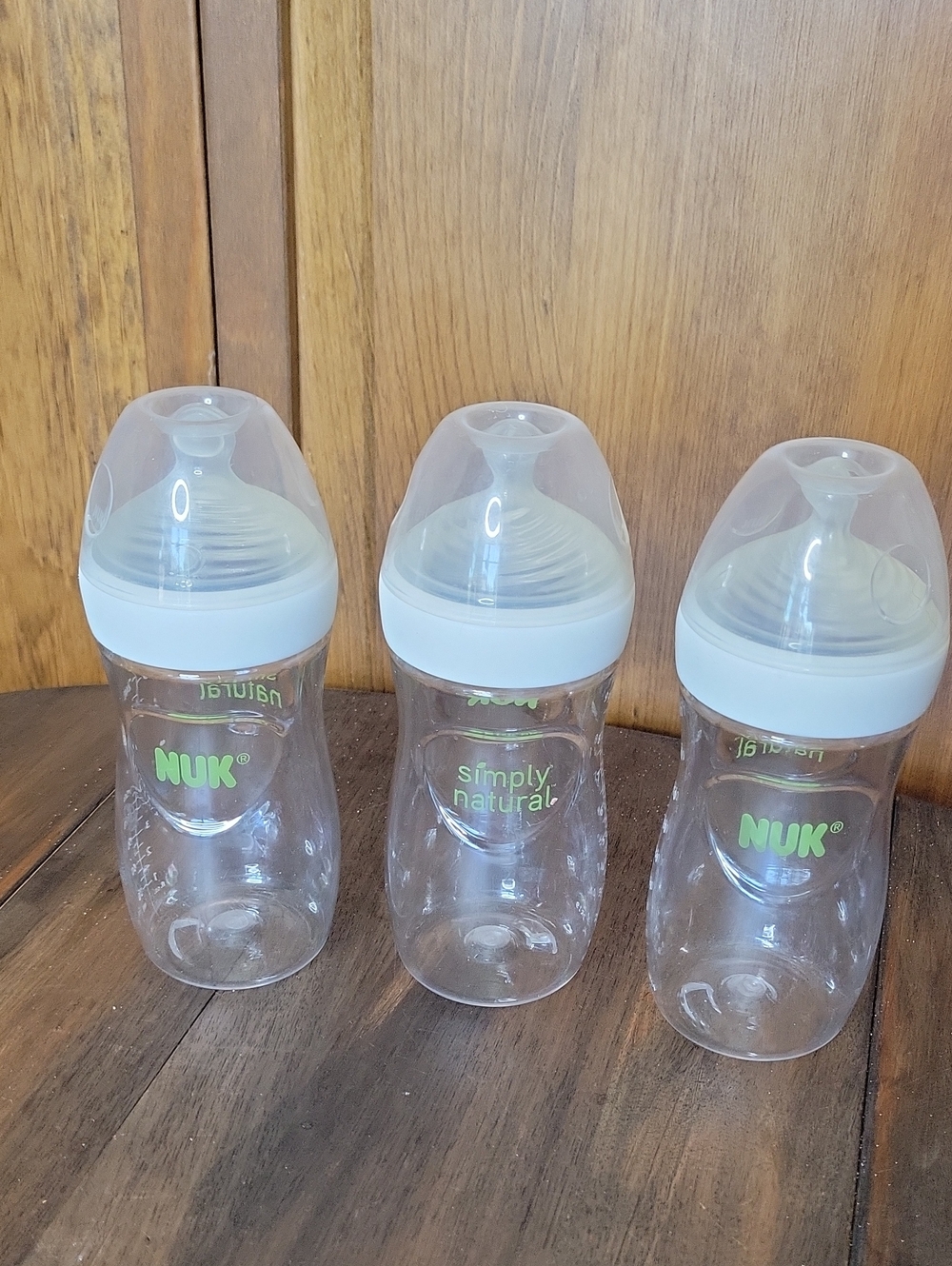 Nuk Simply Natural with Safe Temp 3-pack 9oz Bottles